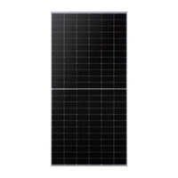 Solar panel with grid pattern on a white background