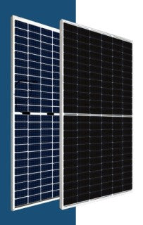 SolarSpace 550W (Pallet of 31) Bifacial Solar Panel SS8-72HD-550-M — side angle