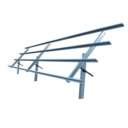 36 Panel Commercial Sinclair Sky Rack 2.0 Ground Mount Panel Racking Solar Kit (Seasonal Adjust) Made in USA - 89.6 x 44.6" Panel Size