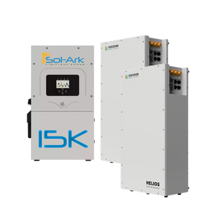 Sol-Ark 15K-2P 15kW Hybrid Inverter + 32.2kWh Discover Helios 48V Outdoor Battery Kit