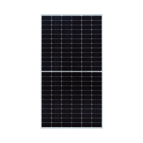 Solar panel with grid pattern on a white background