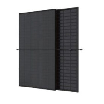 Black metal grid panel on a white background