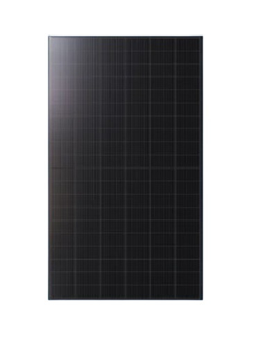 Solar panel with grid pattern on a white background
