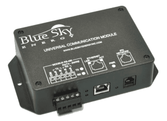 Blue Sky Energy Universal Communication Module (UCM) for IPN Charge Controllers — side angle