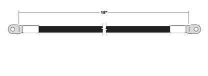 2/0 - 18" UL Cable (White)