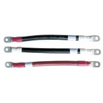 4/0 AWG 18" Black Battery Interconnect Cable 2 lugs