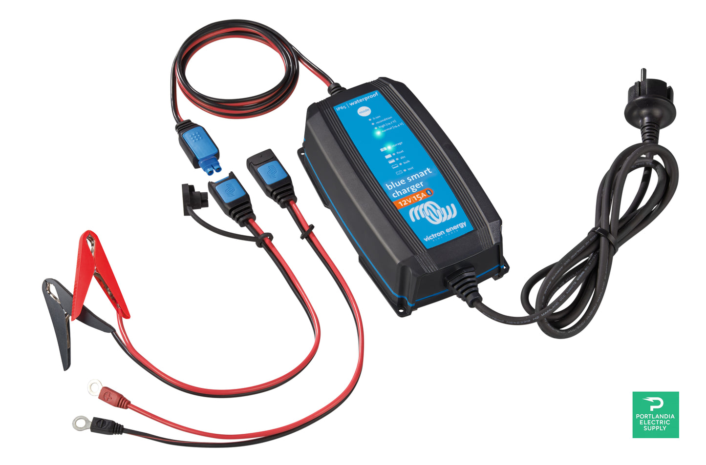 Victron Blue Smart IP65 Charger 12/15 + DC connector 120VAC - BPC121531104R — PES Supply