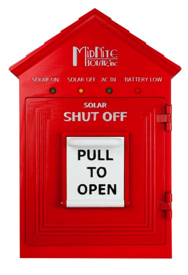 Midnite Solar MNPVbirdhouse Emergency Remote Disconnect Switch — side angle