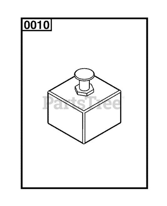 Briggs and Stratton Emergency Stop Button (No Cover) - 6360 (kit diagram)