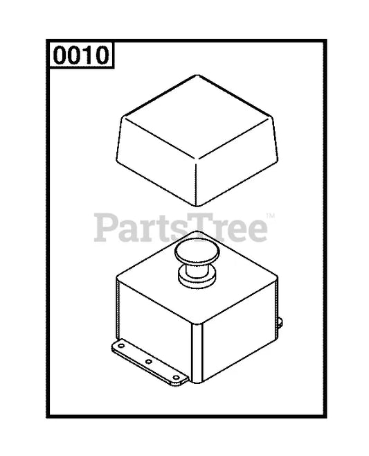 Briggs and Stratton 35-60KW E-Stop Switch with Cover NFPA 110 Compatible - 6361 (kit diagram)