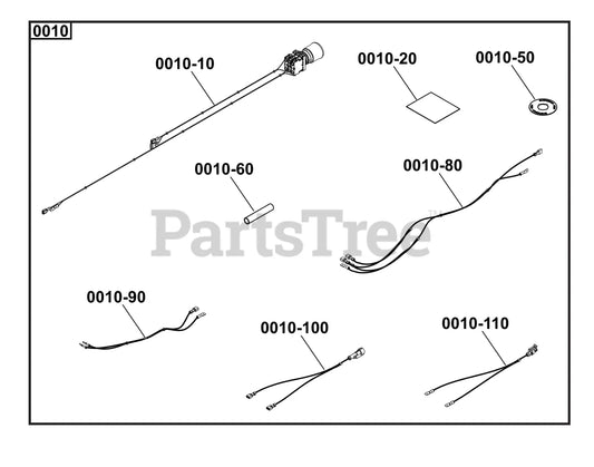 Briggs and Stratton Switch, E-Stop Kit - 6491 (kit diagram)