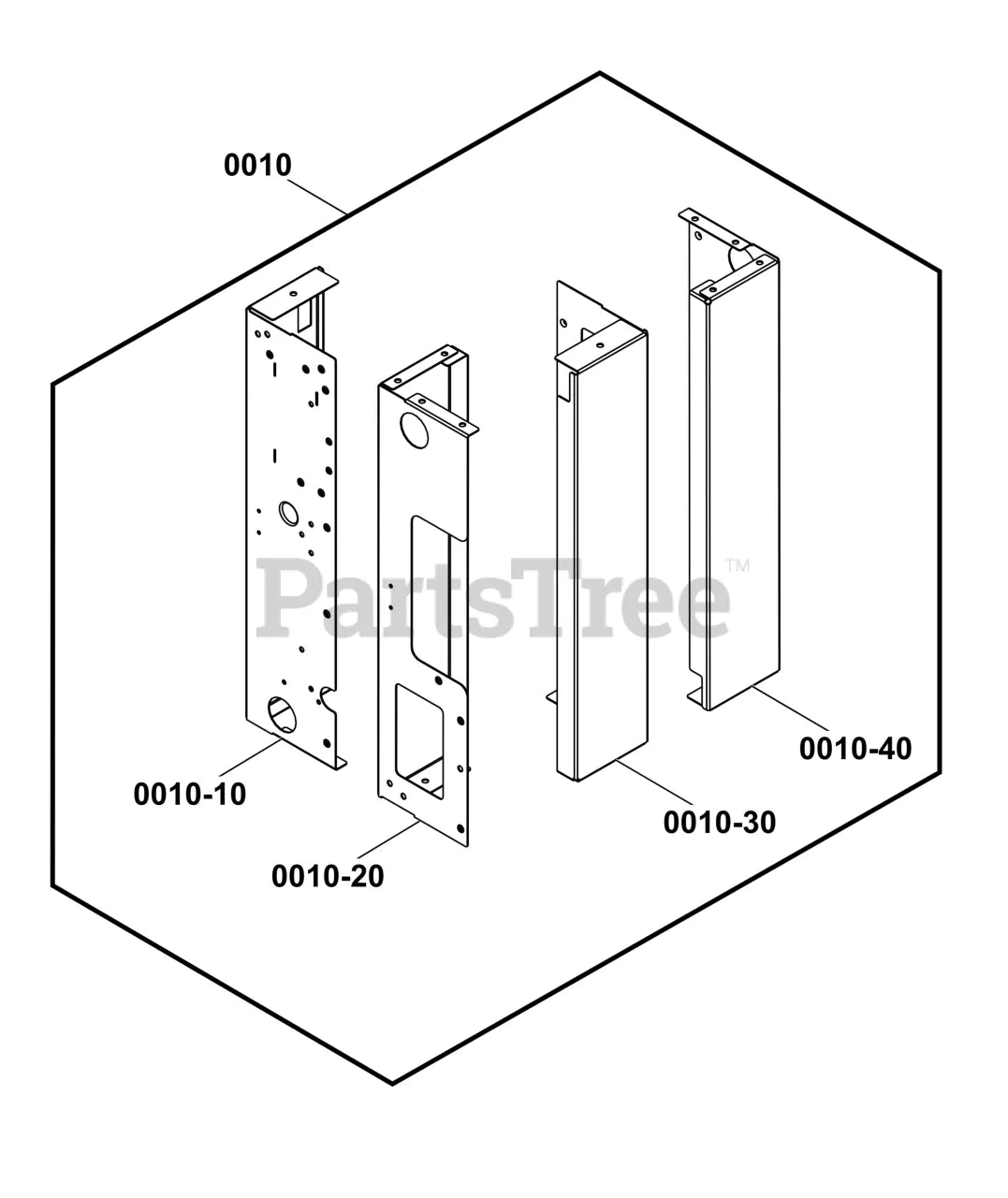 Briggs and Stratton Corner Assembly for PP 17kW-26kW - 6856 (kit diagram)