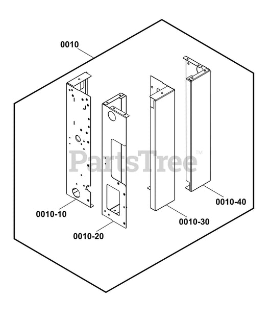 Briggs and Stratton Corner Assembly for PP 17kW-26kW - 6856 (kit diagram)