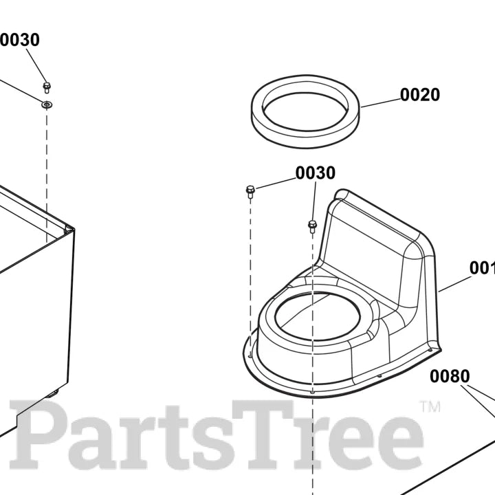 Briggs and Stratton Alternative Intake Corner Enclosure Panel PP13kW - 6912 (enclosure diagram callout)