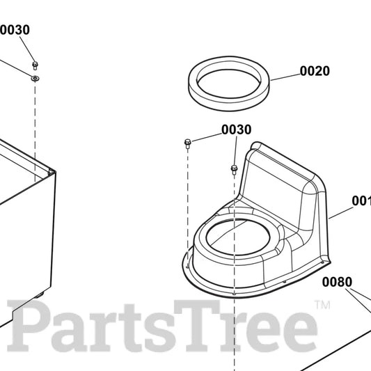 Briggs and Stratton Alternative Intake Corner Enclosure Panel PP13kW - 6912 (enclosure diagram callout)