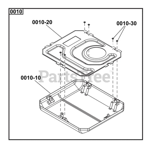 Briggs and Stratton Roof Assembly PP13kW - 6913 (kit diagram)
