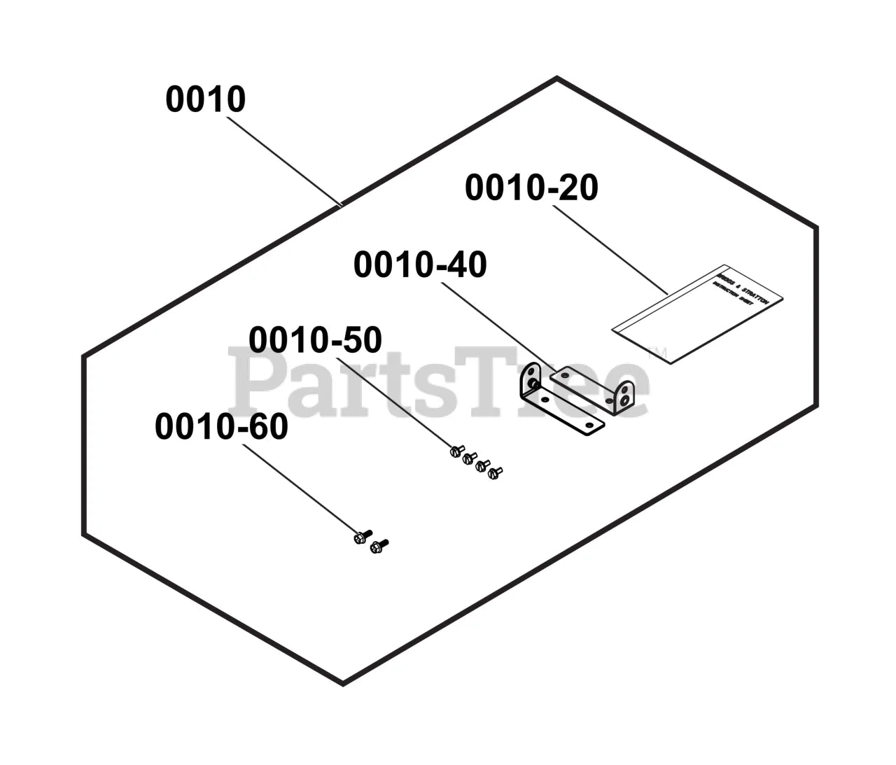 Briggs and Stratton Wind Accessory Kit for PP13kW - 6920 (kit diagram)