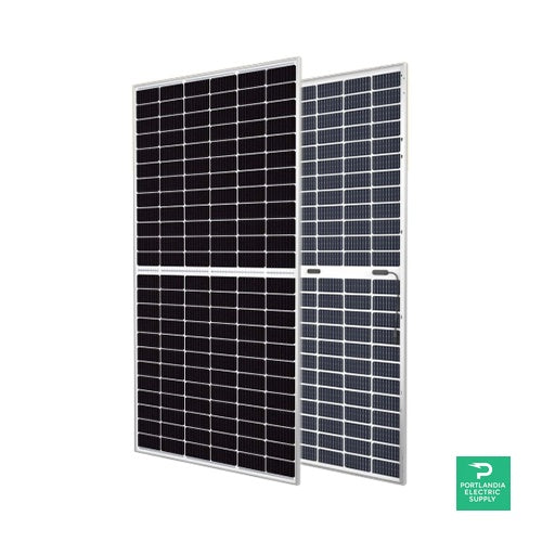Canadian Solar Bihiku 455W Clear On White 144 Half-cell Mono Solar Panel - CS3W-455MB-AG | Portlandia Electric Supply