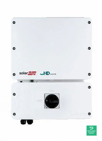 SolarEdge HD-Wave SE10000H-US inverter front view with on-off switch
