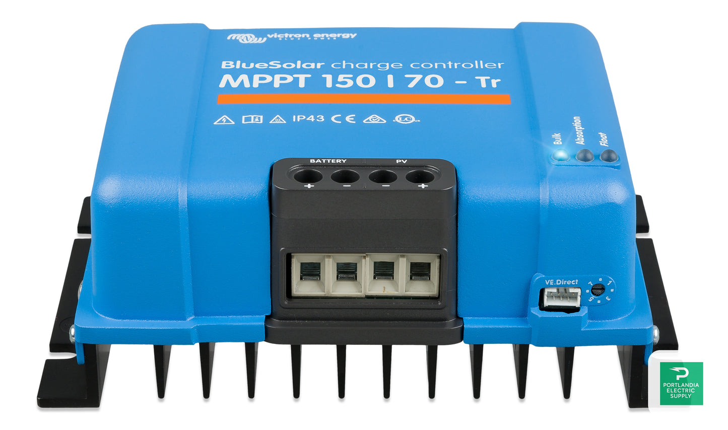 Victron BlueSolar MPPT 150/70-Tr Charge Controller - SCC010060300 — PES Supply
