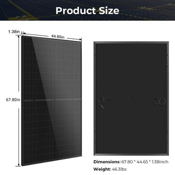 AstroWatt 440W All-Black Residential Panel