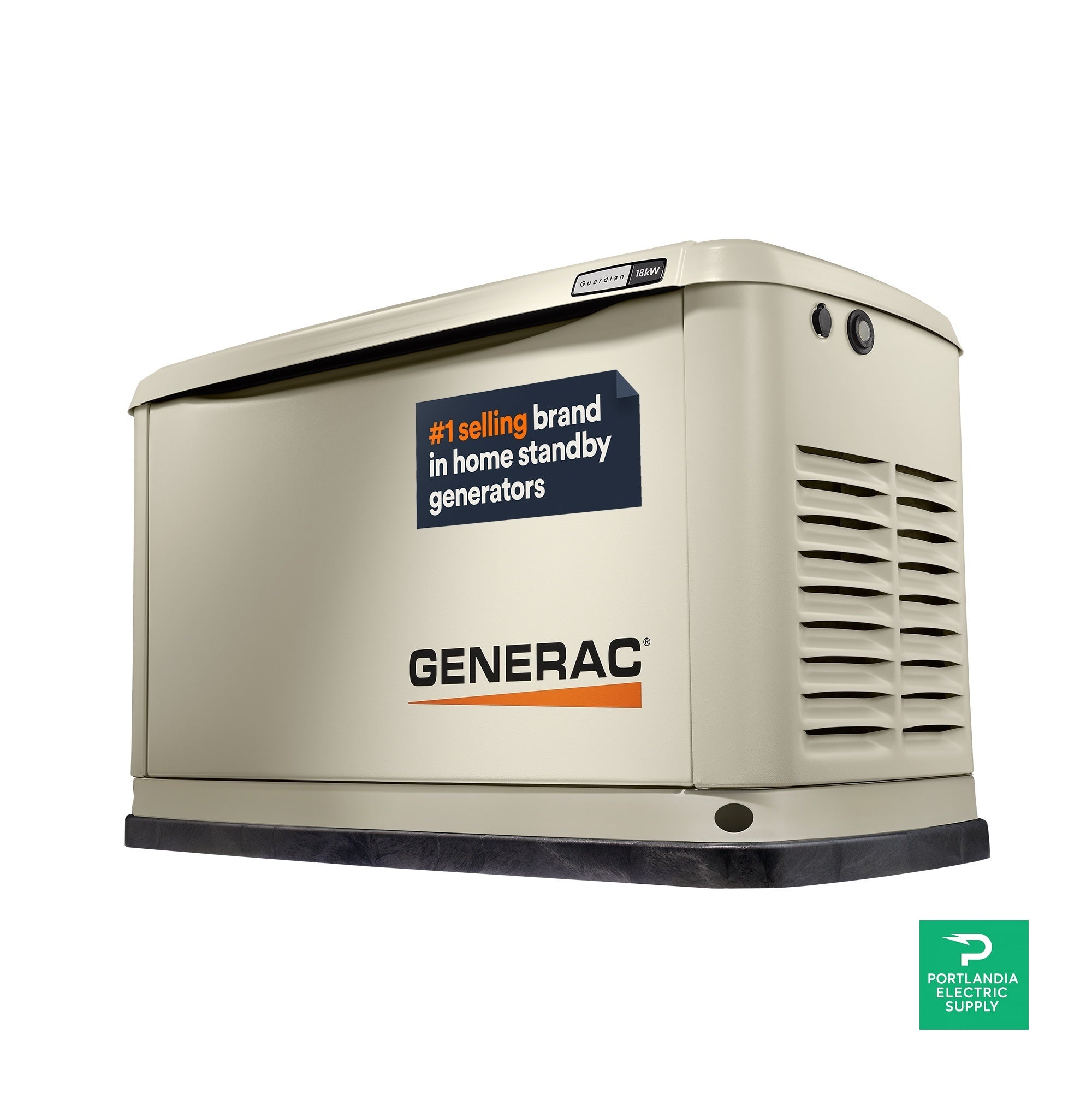 Generac 18/17kW Air-Cooled Standby Generator, Aluminum Enclosure - 7226 — PES Supply