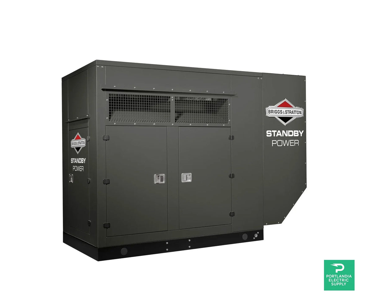 Briggs & Stratton 080015 Liquid Cooled LPV 125kW Standby Generator — back view