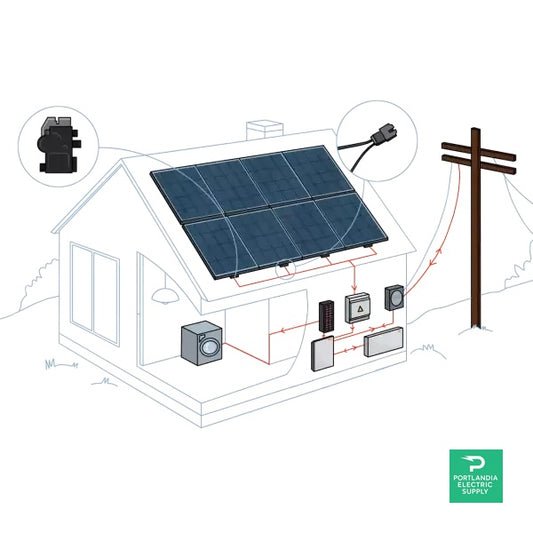 PES Solar Energy Kits - Grid-Tie - 12 kW | Portlandia Electric Supply