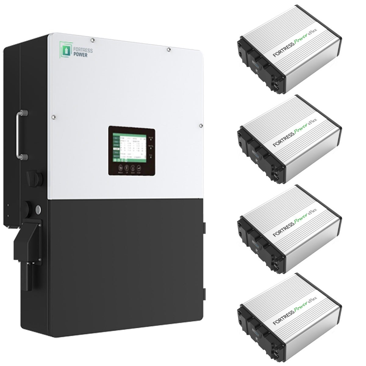 Fortress Envy 12kW + 4× eFlex 5.4 G2 (21.6 kWh)