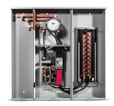 Generac 200 Amp SE Rated Meter Mounted Transfer Switch with 42 Circuit Load Center | RXGUW200A3