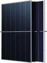 Hanersun HN21-66HT 685W solar panel — official front/rear module render