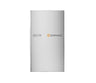 An Enphase smart home energy storage system in a sleek silver metallic finish, shown against a plain white background.