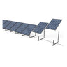 IntegraRack IR-30 BallastRack Solar Panel Ground Mount — side angle