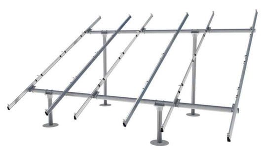 IronRidge System Upgrade Ground Mount Racking for 3" pipe