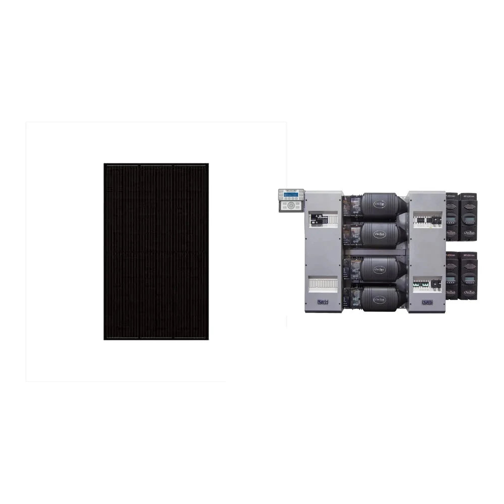 8.55 kW Grid Tied Battery Backup Solar System with Outback Radian and 30x SolarWorld 285 Panels