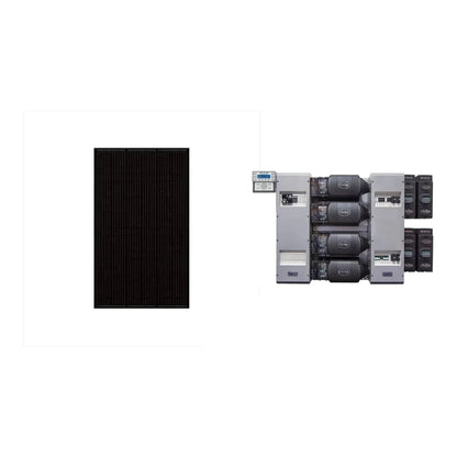 8.55 kW Grid Tied Battery Backup Solar System with Outback Radian and 30x SolarWorld 285 Panels