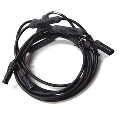 PV Wire X Adapter w/ 3A In-Line Fuse MC4/H4 Comp. FMMM 10AWG