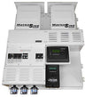 Four Star Solar Magnum Dual MS4024PAE w/ FM80 Power Center — side angle