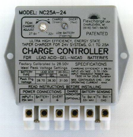 Flexcharge NC25A 48v Ultra High Efficiency Charge Controller (Regulator)