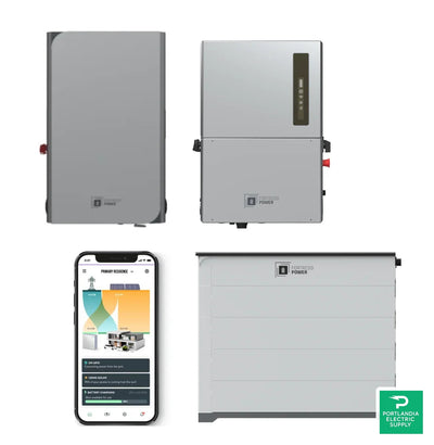 Fortress Power Avalon HV Pro ESS with Smart Energy Panel, 7.6kW Inverter, 14.7kWh (3 x 4.9kWh Batteries), 200 A Transfer Switch