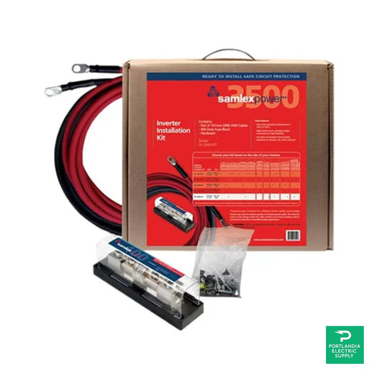 Samlex Inverter Installation Kit Contains (1) 400A Fuse Assembly (includes - DC-3500-KIT