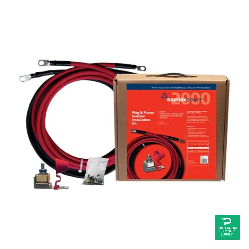 Samlex Inverter Installation Kit Contains: (1) 200A Fuse Assembly include - DC-2000-KIT