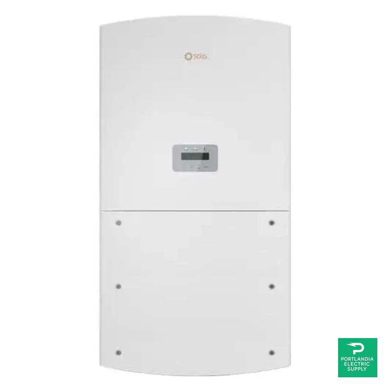 Solis 66kW 3-Phase 4-MPPT W/Fan 480VAC Inverter with 10 Year Standard Warranty - 66K-US-F-LSW