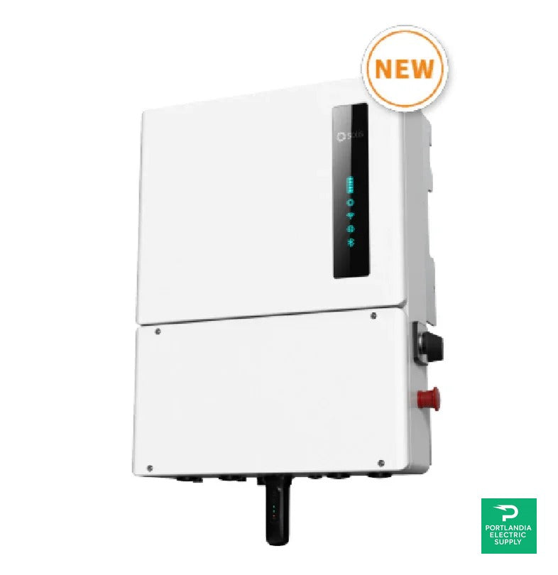 Solis Hybrid Inverter 6.0kw Single Phase Three MPPT. US Version with Tigo Transmitter - S6-EH1P6K-H-US-RSS — front view