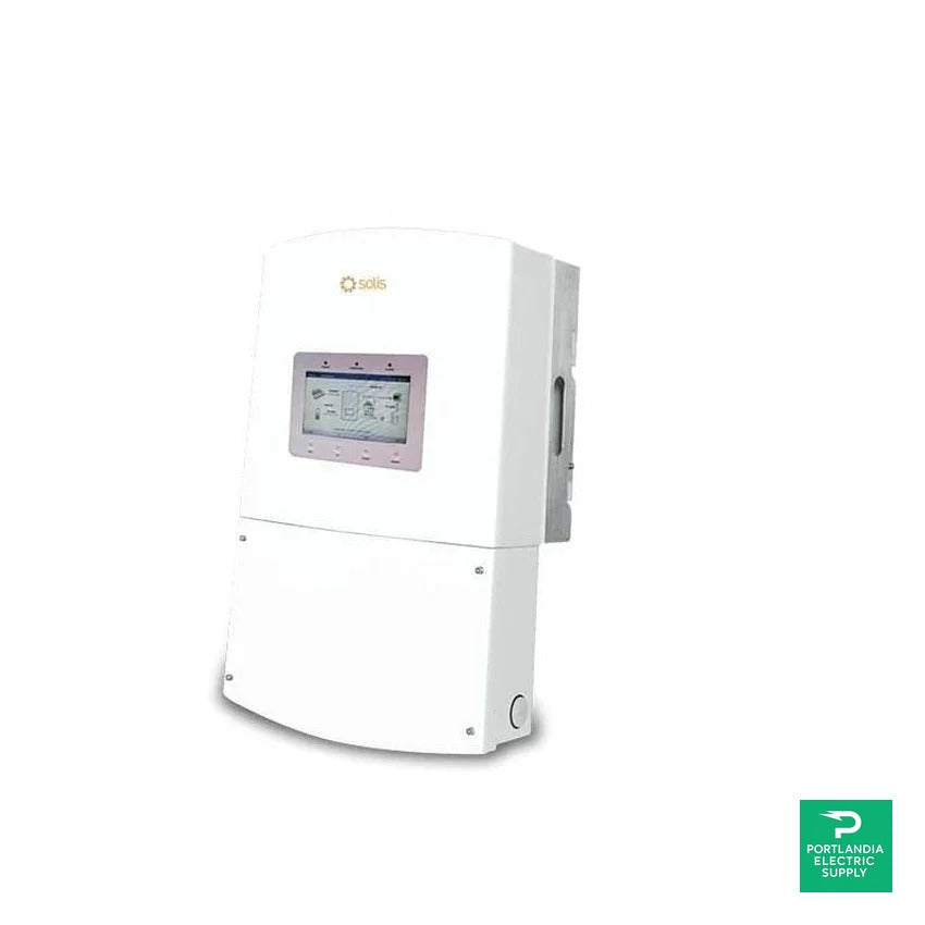 Solis Hybrid Inverter 7kw 5G Single Phase Dual MPPT. US Version - RHI-1P7K-HVES-5G-RSS — front view