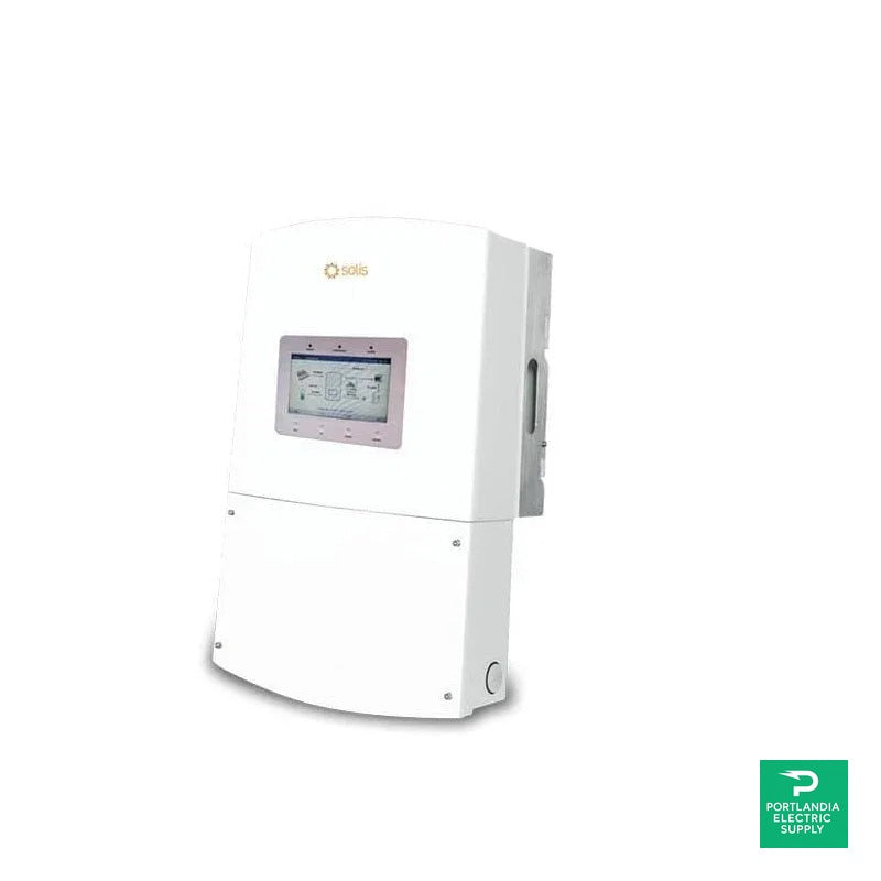 Solis Hybrid Inverter 6kw 5G Single Phase Dual MPPT. US Version - RHI-1P6K-HVES-5G-RSS — front view