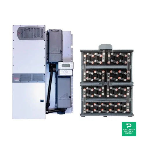 Outback Power SystemEdge 8.0 kW FLEXpower Radian w/ 59kWh Energy Storage Package - SE-860XLC-300AFCI — front view