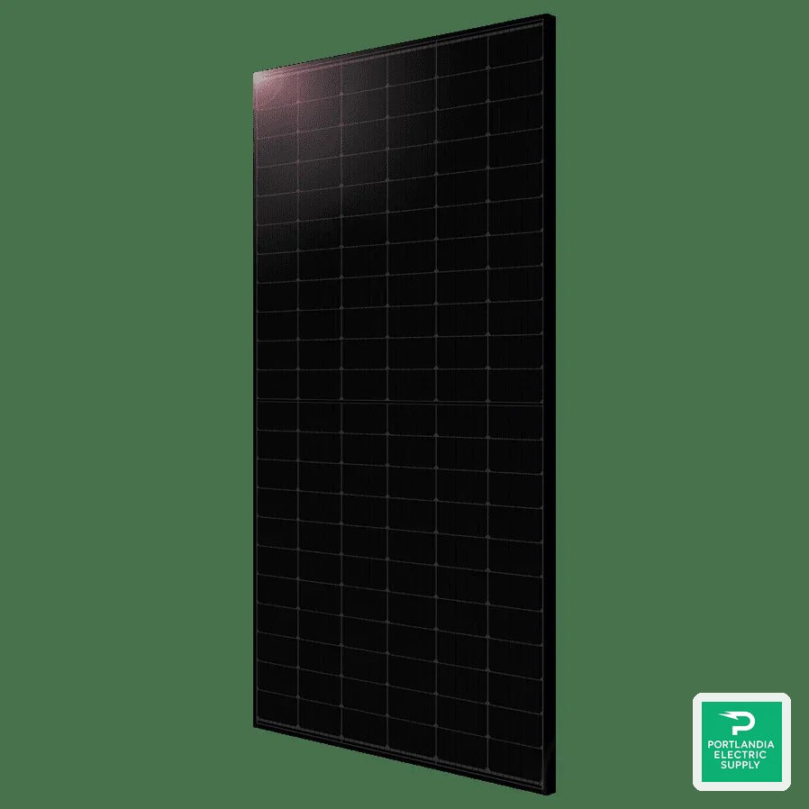 SILFAB 400 W MODULE 132 HALF CELLS MONO PERC 9 BUSBARS BLACK FRAME BLACK BACKSH Solar Panel - SIL-400-HCPLUS — front view