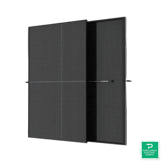 Trina Solar Vertex S Series 390W 120 1/2 Cells Bifacial Clear Monocrystalline Solar Panel - TSM-DE09C.07 390W — front view