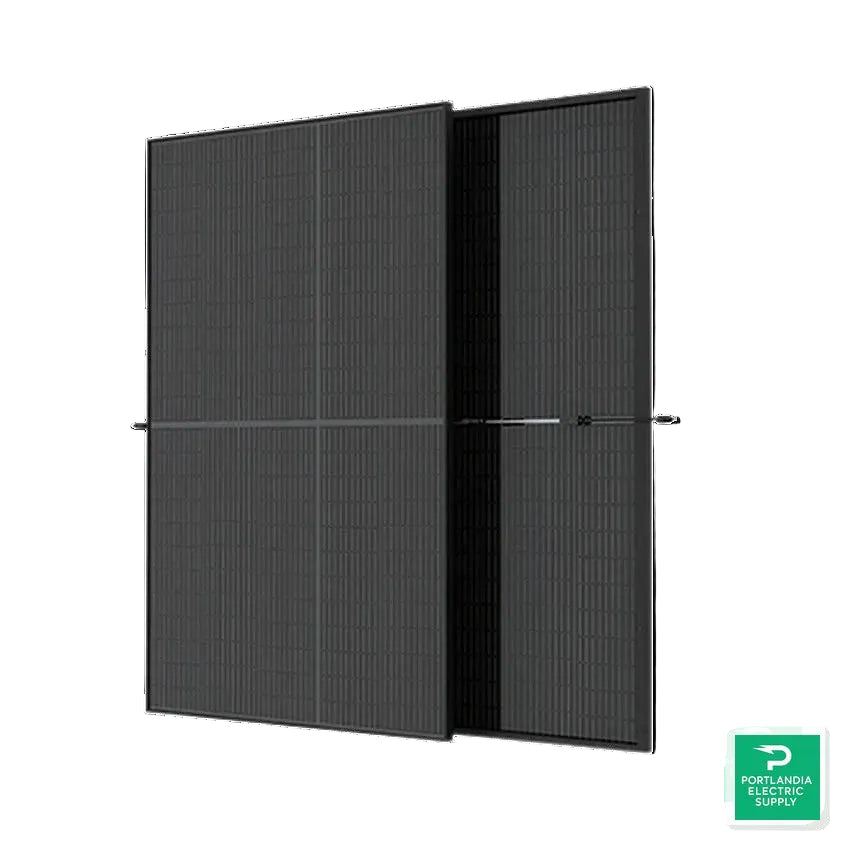 Trina Solar Vertex S Series 390W 120 1/2 Cells Bifacial Clear Monocrystalline Solar Panel - TSM-DE09C.07 390W — front view